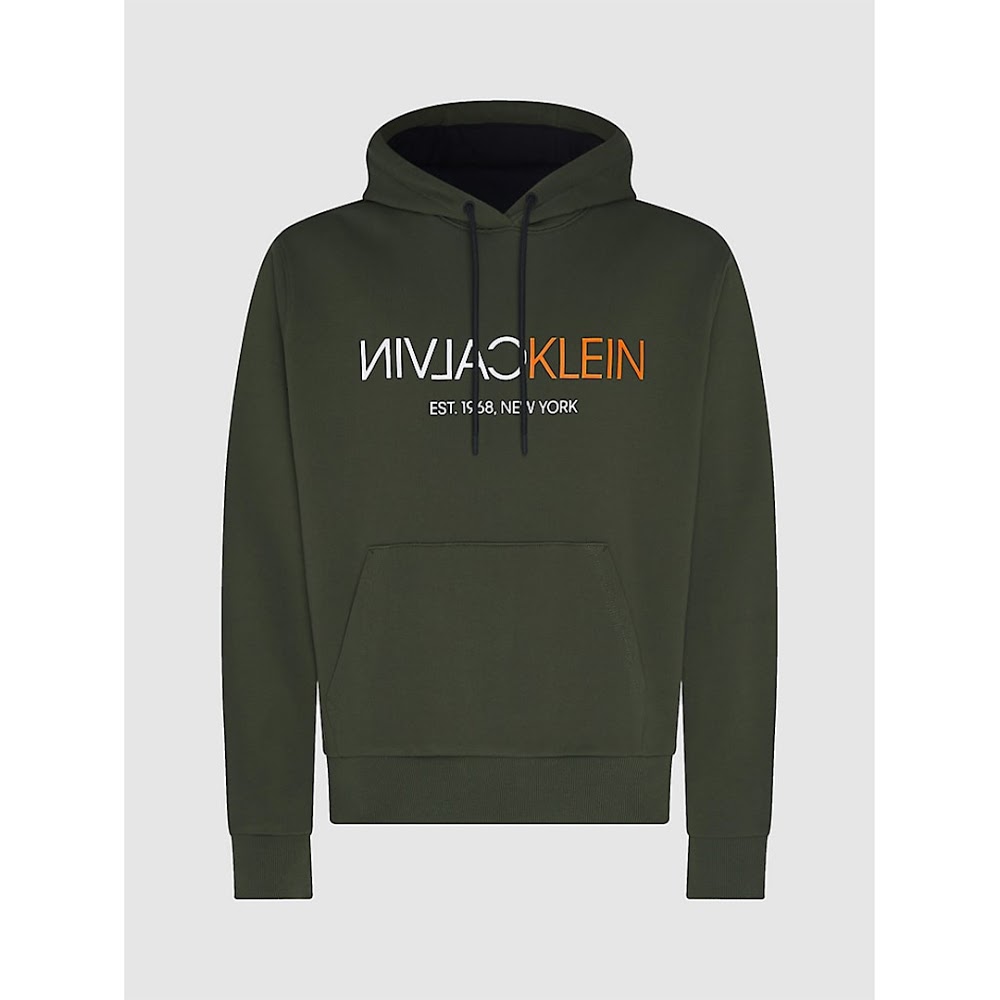 Con Cappuccio Uomo Calvin Klein K10k106404 Verde K10k106404-