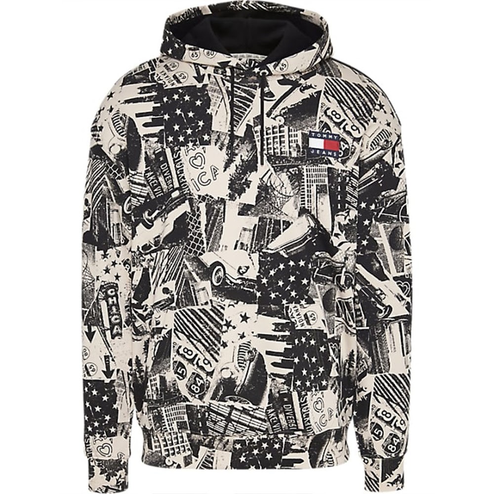 Con Cappuccio Uomo Tommy Hilfiger Dm0dm08409 Nero Dm0dm08409