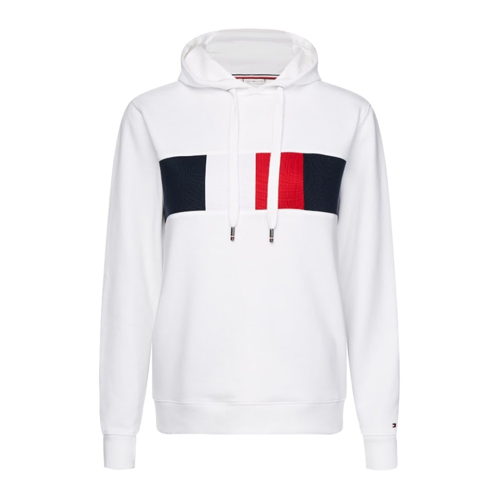 Con Cappuccio Donna Tommy Hilfiger Ww0ww26843 Bianco Ww0ww26