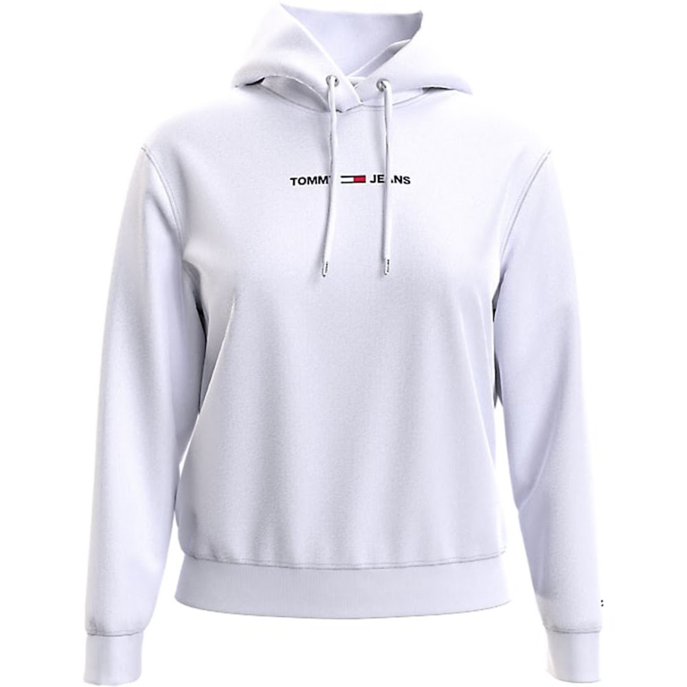 Con Cappuccio Donna Tommy Hilfiger Dw0dw08972 Bianco Dw0dw08