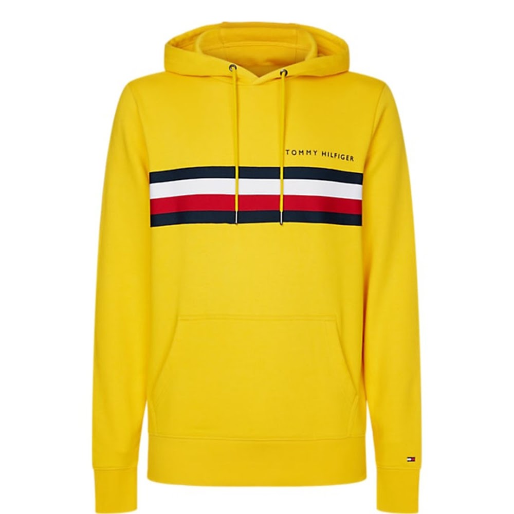 Con Cappuccio Uomo Tommy Hilfiger Mw0mw14542 Giallo Mw0mw145