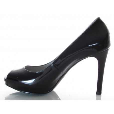 Nero Giardini 5391 scarpe donna dÃ©colletÃ© spuntato tacco 10 vernice nero  | eBay